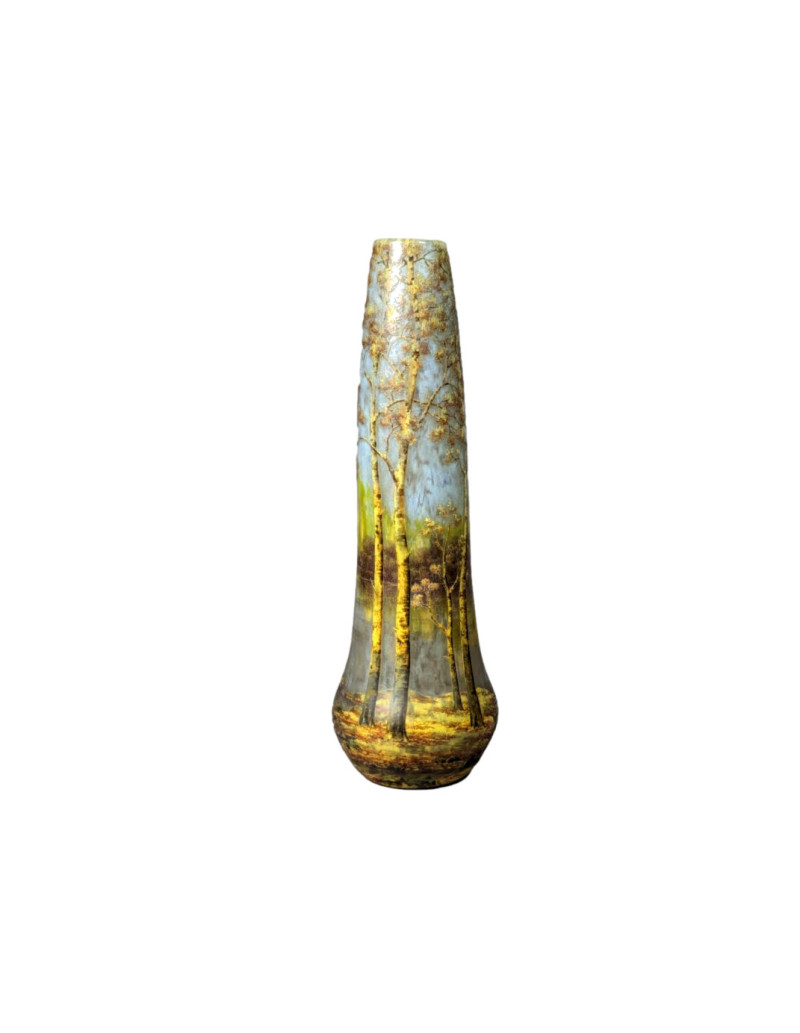 DAUM NANCY “landscape” vase