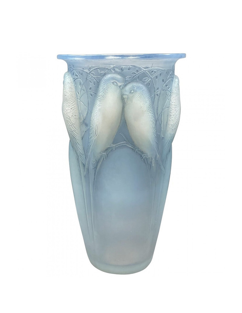 René Lalique-1924  - Vase « Ceylan » Opalescent.