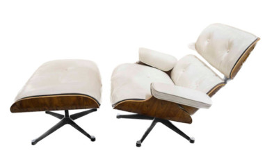 Charles and Ray Eames & Mobilier International - Lounge Chair and Ottoman