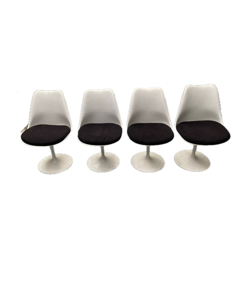 Eero SAARINEN (1910-1961) & KNOLL INTERNATIONAL (publisher)4 swivel chairs