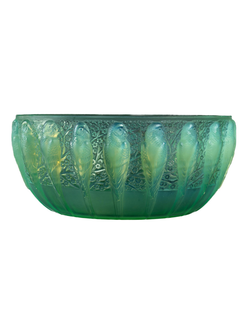 René Lalique: “Parakeets” Peppermint Cup 1931