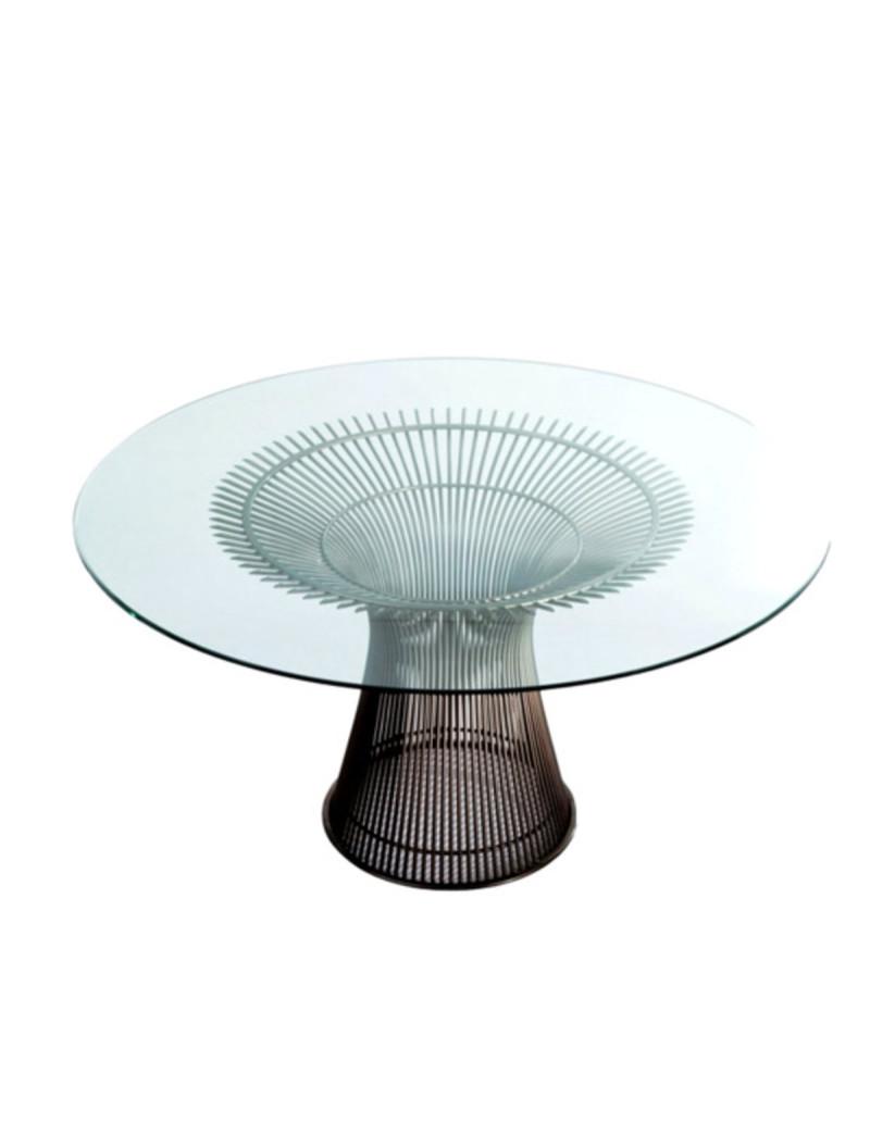 Warren Platner créateur & Éditeur Knoll International table dessus bois 3716T