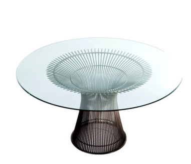 Warren Platner créateur & Éditeur Knoll International table dessus bois 3716T