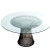 Warren Platner créateur & Éditeur Knoll International table dessus bois 3716T