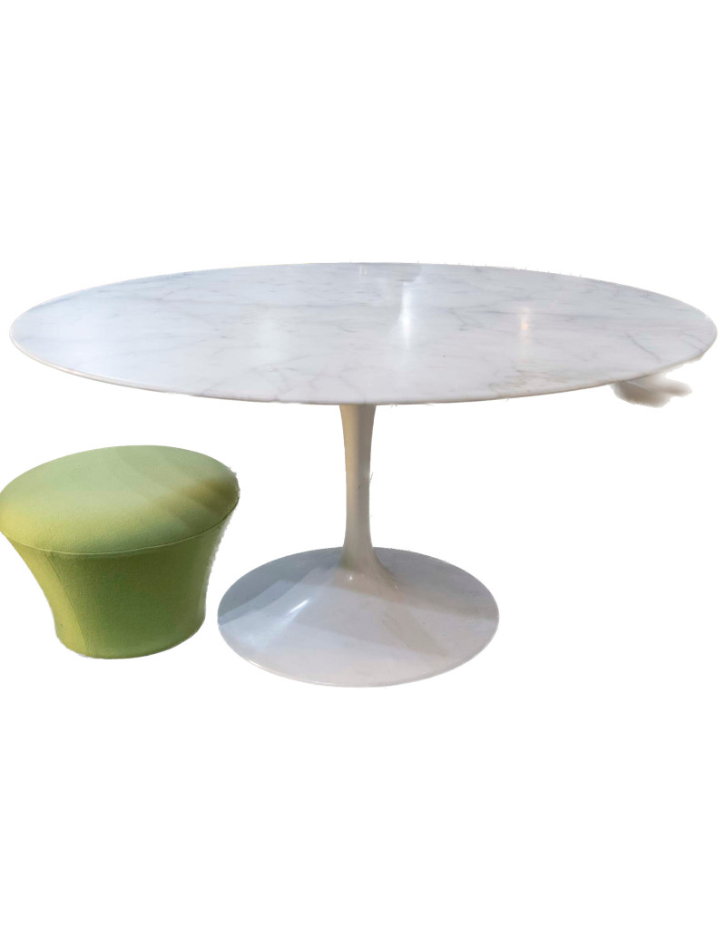 Eero SAARINEN Knoll International “Tulip” Calacatta Table 137 cm