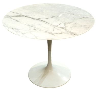 Eero Saarinen & Knoll : Table « Tulip » calacatta 91 cm