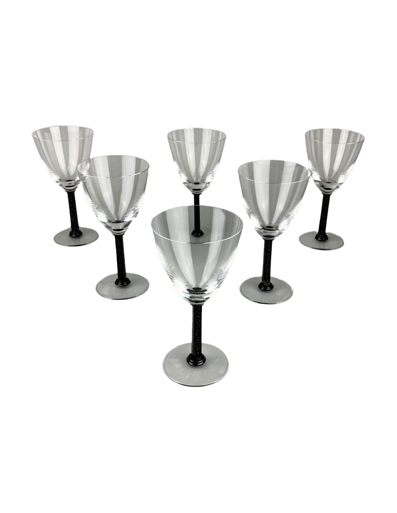 Lalique France "Phalsbourg" : Series of 12 Glasses