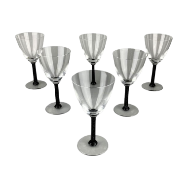 Lalique France "Phalsbourg" : Series of 12 Glasses