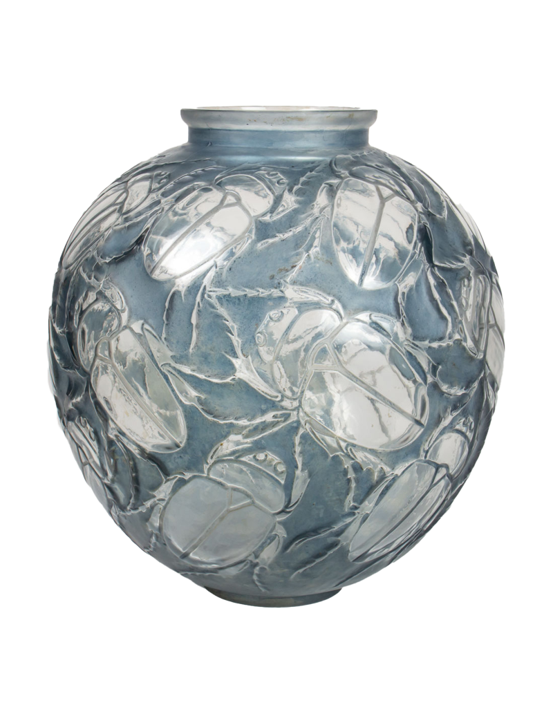 René LALIQUE : Vase Gros scarabée (1923)